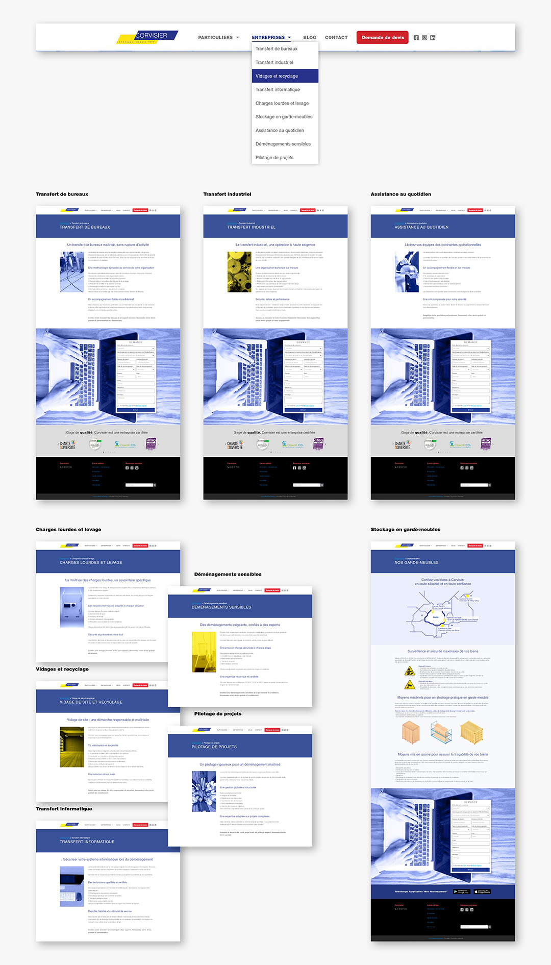 Pages finales Entreprises