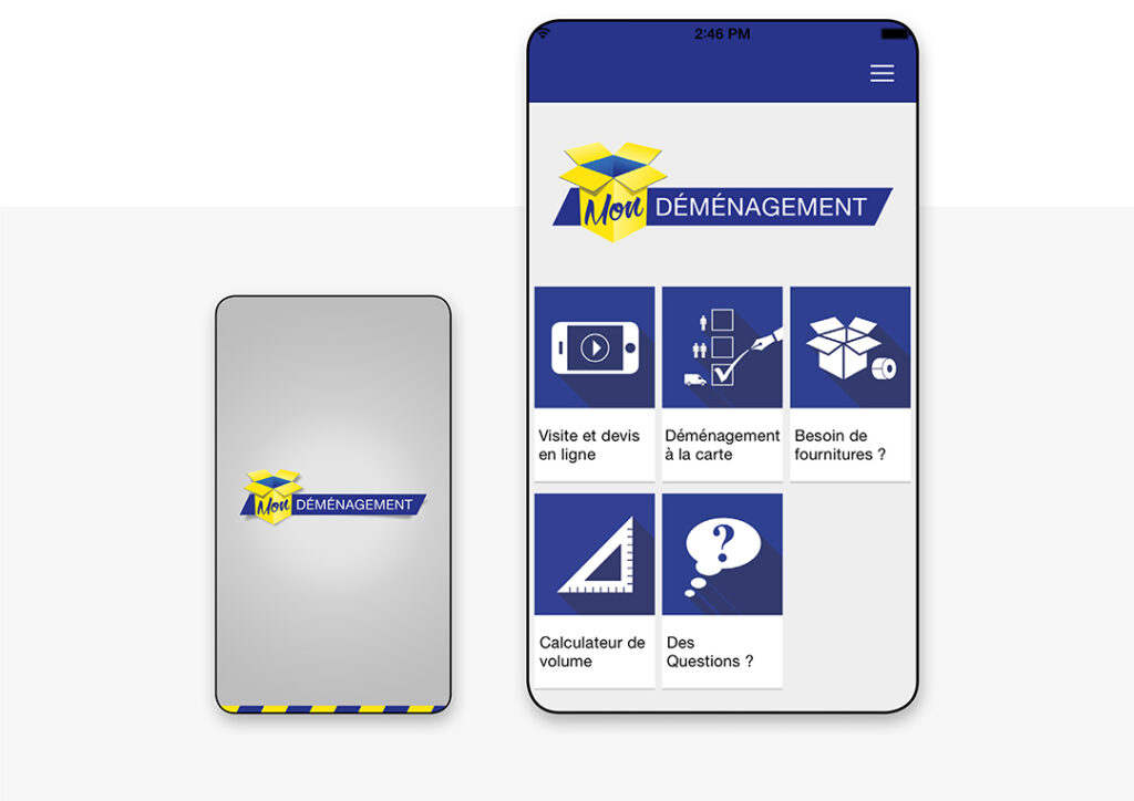 Écrans de chargement et d'accueil